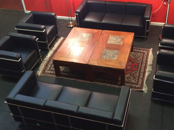 Italian Leather Armchair |Eventex Exhibition Furniture Hire UK