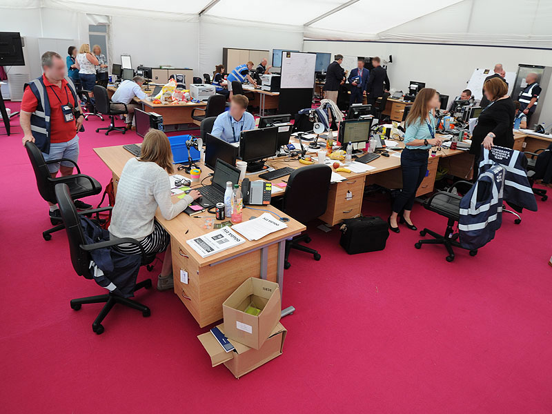 Trade show furniture hire essentials for organiser offices at exhibitions