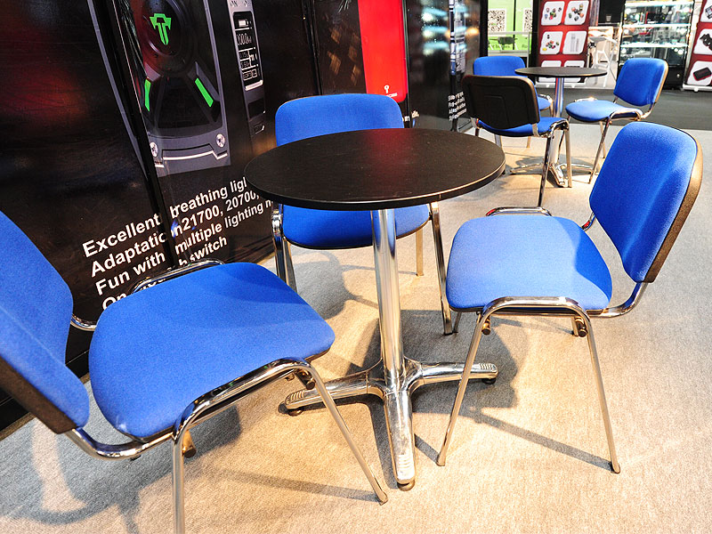 Why reception counters and poseur tables are exhibition stand essentials