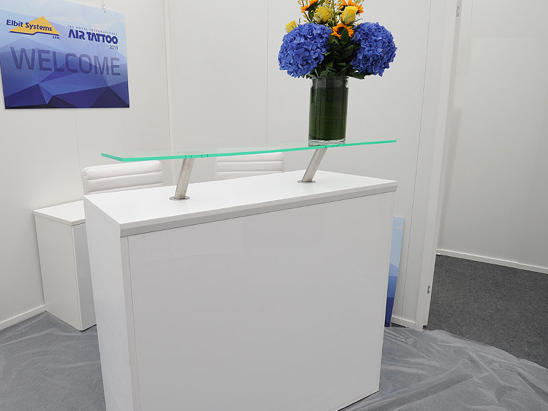 Why reception counters and poseur tables are exhibition stand essentials